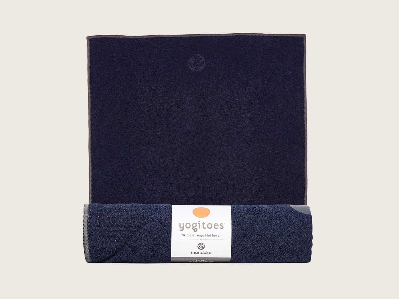Manduka Yogitoes hot yoga towel with silicone nub backing